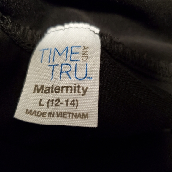 Time and tru maternity jeggins excellent condition size L 12-14 - Picture 2 of 3